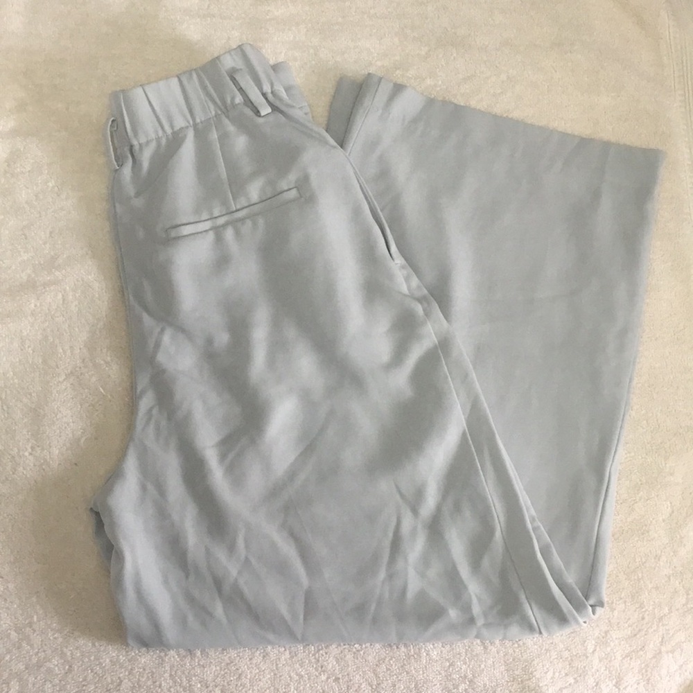 Uniqlo Light Grey Drape Trousers